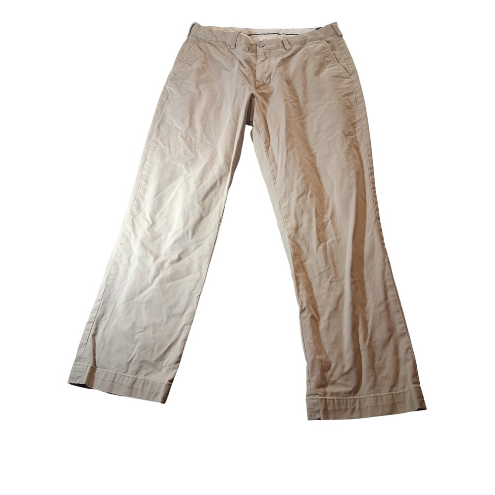 Polo Ralph Lauren Mens Stretch Classic Fit Chino Pants Khaki Tan 34x30